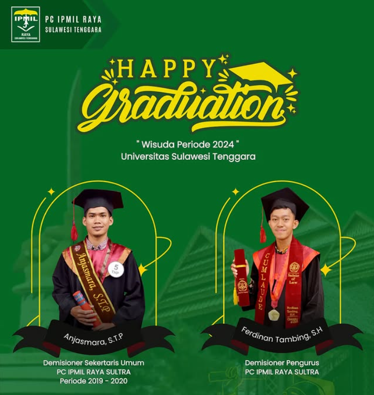 Happy Graduation. Wisuda Periode Februari 2024 Universitas Sulawesi Tenggara