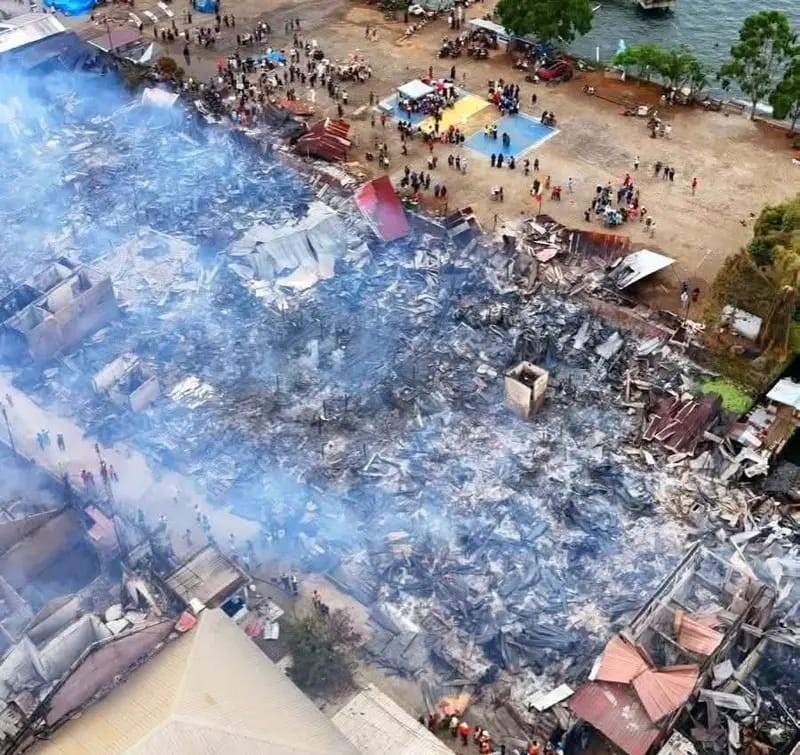 Kebakaran di Sorowako, 46 Rumah Ludes Tidak Ada Korban Jiwa